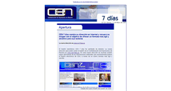 Desktop Screenshot of cen7dias.com