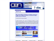 Tablet Screenshot of cen7dias.com